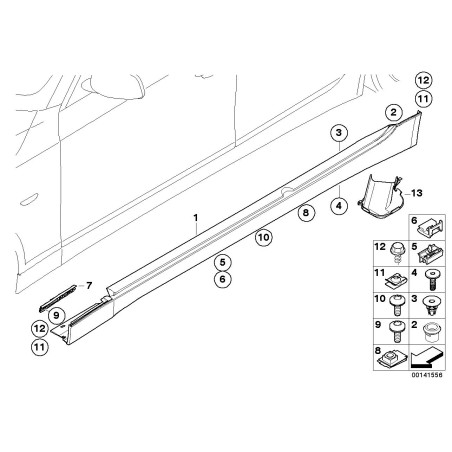 Housse - Pièce d'origine BMW 51717066221