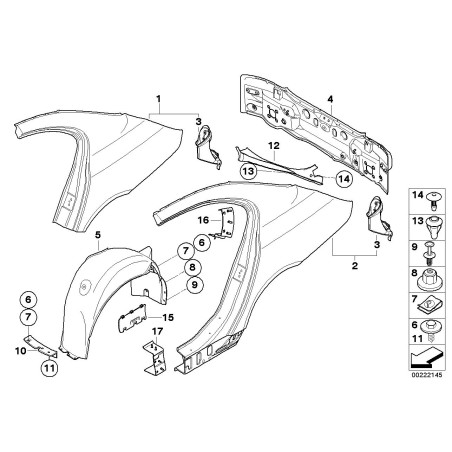 Housse - Pièce d'origine BMW 51717124407