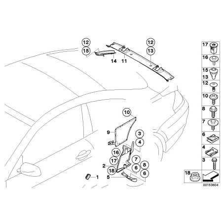Housse - Pièce d'origine BMW 51718216117