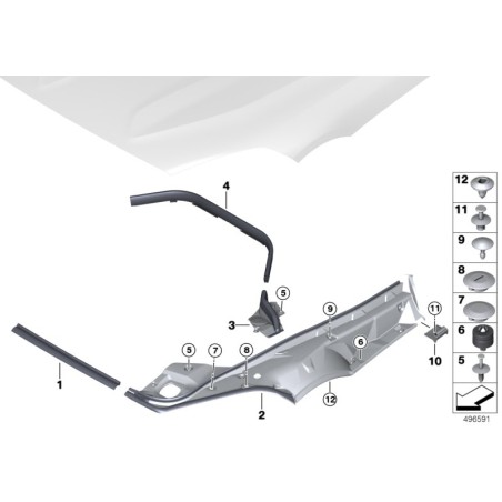 Housse - Pièce d'origine BMW 51767205141
