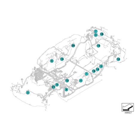 Capuchon de couverture - Pièce d'origine BMW 61136913644