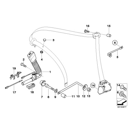 Capuchon de couverture - Pièce d'origine BMW 72112451569