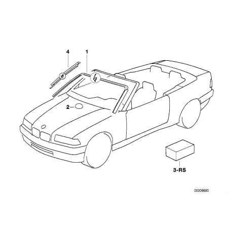 Couvercle gauche - Pièce d'origine BMW 51138172027