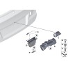 Couvercle de verrouillage de coffre - Pièce d'origine BMW 51242991091 Couvercle de verrouillage de coffre - Pièce d'origine BMW 51242991091