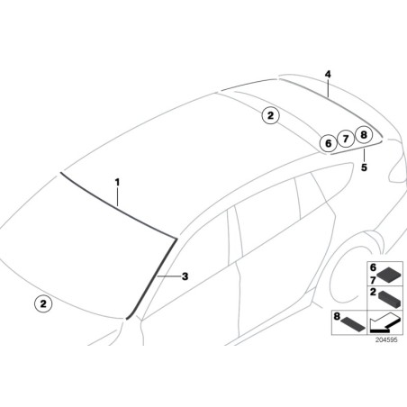Housse de pare-brise L - Pièce d'origine BMW 51317153965