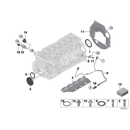 Joint d'arbre à cames - Pièce d'origine BMW 11117547842