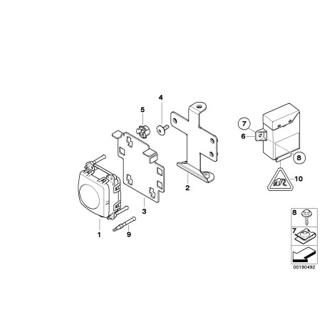 Module de régulateur de vitesse - Pièce d'origine BMW 66316775949