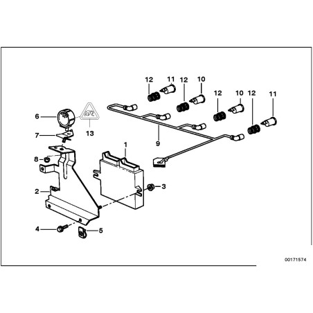 Unité de commande CTL PDC - Pièce d'origine BMW 66218381089