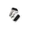 Boutons de manchette avec grilles décoratives - Pièce d'origine BMW 80272353740 Boutons de manchette avec grilles décoratives - Pièce d'origine BMW 80272353740