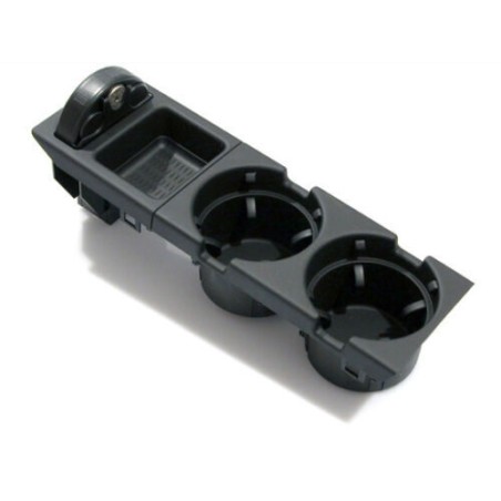 Porte-gobelet/canette avec ensemble de rangement pour pièces - Pièce d'origine BMW 51168217953/51168217957