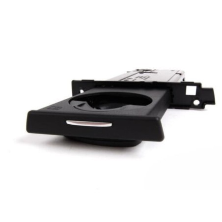Ensemble porte-gobelet noir RHD (côté droit) - Pièce d'origine BMW 51459173470/51459173464