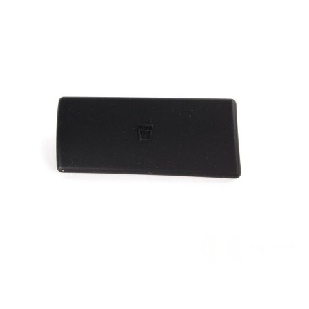 Cache de plaque frontale de porte-gobelet noir gauche - Pièce d'origine BMW 51457056651 Cache de plaque frontale de porte-gobelet noir gauche - Pièce d'origine BMW 51457056651