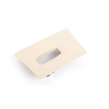 Cache de verrouillage de couvercle d'allumage de groupe de tableau de bord beige crème LHD - Pièce d'origine BMW 66126957053