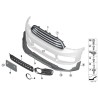 Grille décorative de capot - Pièce d'origine BMW 51137405407 Grille décorative de capot - Pièce d'origine BMW 51137405407