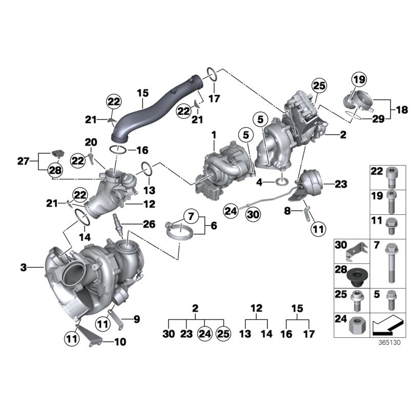 Grommet du capteur de pression du collecteur d'admission diesel - Pièce d'origine BMW 13627792261 Grommet du capteur de pression du collecteur d'admission diesel - Pièce d'origine BMW 13627792261