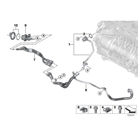 Soupape de dosage SCR Diesel - Pièce d'origine BMW 18308514448