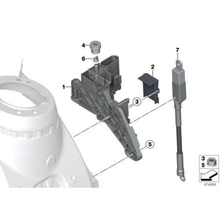 Distributeur d'allumage externe - Pièce d'origine BMW 61149356157