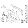 Poignée de porte intérieure chromée gauche - Pièce d'origine BMW 51417115341 Poignée de porte intérieure chromée gauche - Pièce d'origine BMW 51417115341