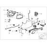 Garniture de poignée de porte droite - Pièce d'origine BMW 51218400398 Garniture de poignée de porte droite - Pièce d'origine BMW 51218400398