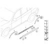 Garniture de seuil de porte - Pièce d'origine BMW 51777191242 Garniture de seuil de porte - Pièce d'origine BMW 51777191242