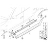 Bande de seuil de porte droite - Pièce d'origine BMW 51713330866 Bande de seuil de porte droite - Pièce d'origine BMW 51713330866