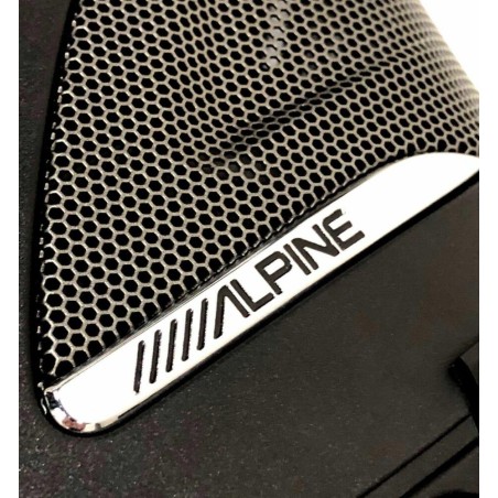 Cache de tweeter de haut-parleur de porte - Emblème Alpine - Pièce d'origine BMW 65132230426 Cache de tweeter de haut-parleur de porte - Emblème Alpine - Pièce d'origine BMW 65132230426