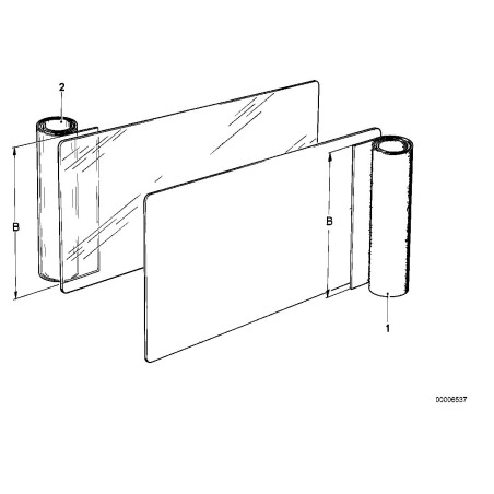 Garniture de porte - Pièce d'origine BMW 51951924961