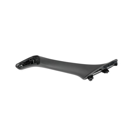 Poignée d'ouverture de garniture de porte en cuir gauche RHD noir - Pièce d'origine BMW 51417225851