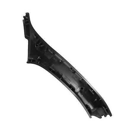 Poignée de tirage de garniture de porte côté passager gauche RHD noire - Pièce d'origine BMW 51417225847