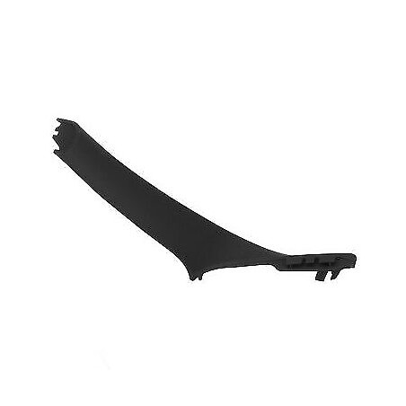 Poignée de tirage de garniture de porte côté passager gauche RHD noire - Pièce d'origine BMW 51417225847