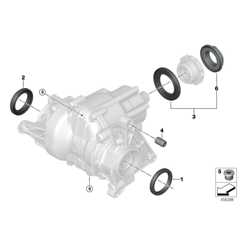 Kit d'écrou d'insertion d'arbre de transmission - Pièce d'origine BMW 26117567770