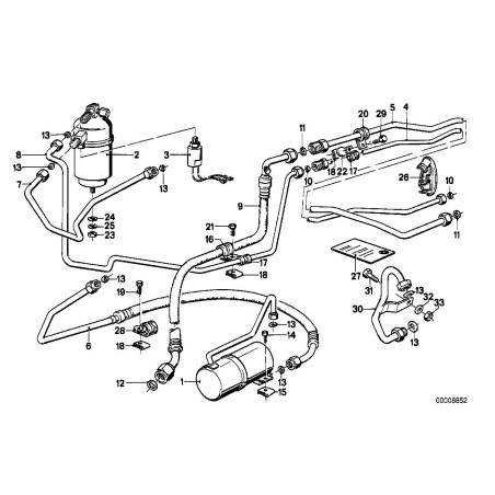 Conteneur de séchage - Pièce d'origine BMW 64538363556 Conteneur de séchage - Pièce d'origine BMW 64538363556