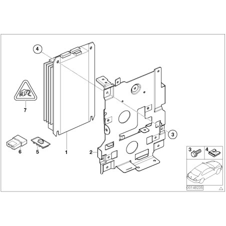 Amplificateur DSP - Pièce d'origine BMW 65126940977