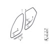 Protection de bord - Pièce d'origine BMW 51722993435 Protection de bord - Pièce d'origine BMW 51722993435