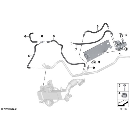 Soupape EGR - Pièce d'origine BMW 11747805391