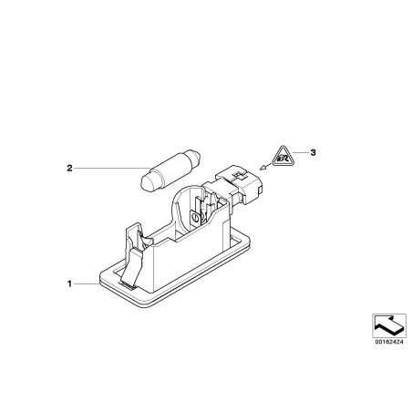 Connecteur électrique - Pièce d'origine BMW 61131378149