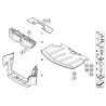 Protection de criblage du compartiment moteur - Pièce d'origine BMW 51757009723 Protection de criblage du compartiment moteur - Pièce d'origine BMW 51757009723