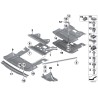 Plaque de protection du compartiment moteur - Pièce d'origine BMW 51757211031 Plaque de protection du compartiment moteur - Pièce d'origine BMW 51757211031