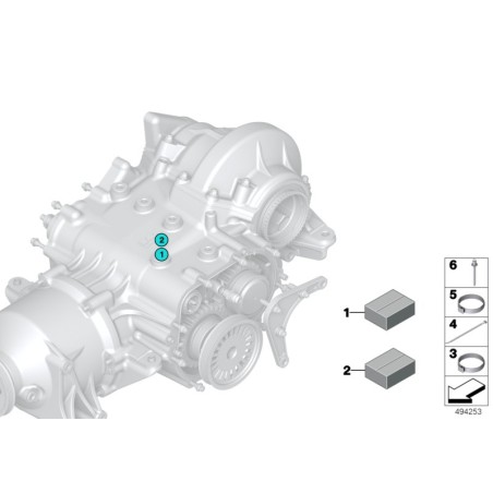 Tuyau de ventilation du carburant du moteur - Pièce d'origine BMW 13311722565
