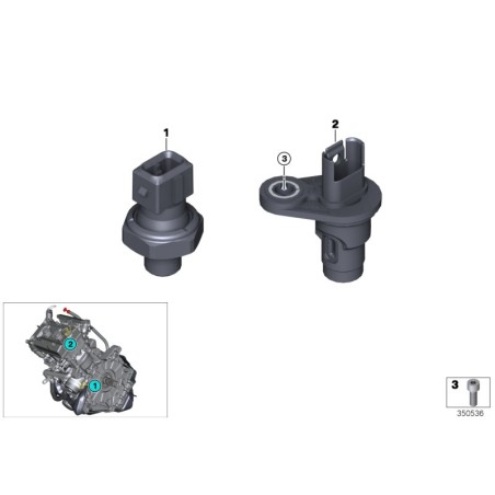 Capteur de pression d'huile moteur - Pièce d'origine BMW 12618611273