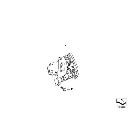 Bouton de démarrage et d'arrêt du moteur - Pièce d'origine BMW 61316967675 Bouton de démarrage et d'arrêt du moteur - Pièce d'origine BMW 61316967675