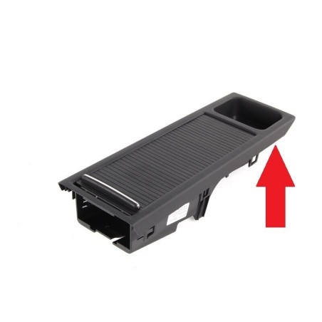 Entrez le couvercle de rangement de plateau de console noir - Pièce d'origine BMW 51167039184