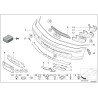 Support de plaque européen - Pièce d'origine BMW 51118244354 Support de plaque européen - Pièce d'origine BMW 51118244354