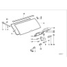 Spoiler de hayon arrière Euro - Pièce d'origine BMW 51718120035 Spoiler de hayon arrière Euro - Pièce d'origine BMW 51718120035
