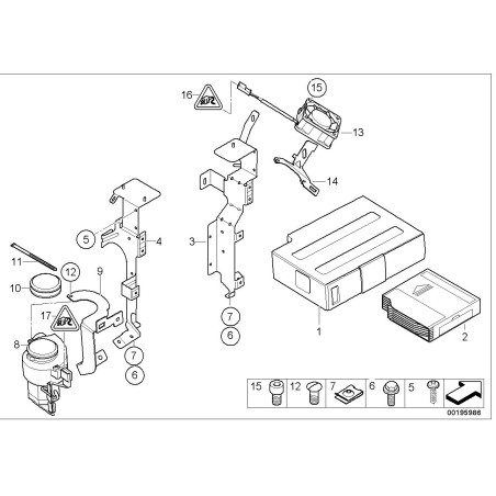 Échangeur de DVD - Pièce d'origine BMW 65126949931 Échangeur de DVD - Pièce d'origine BMW 65126949931