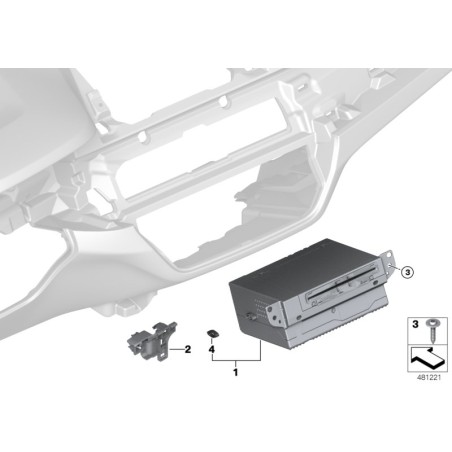 Unité principale d'échange haute 2 - Pièce d'origine BMW 65129394580