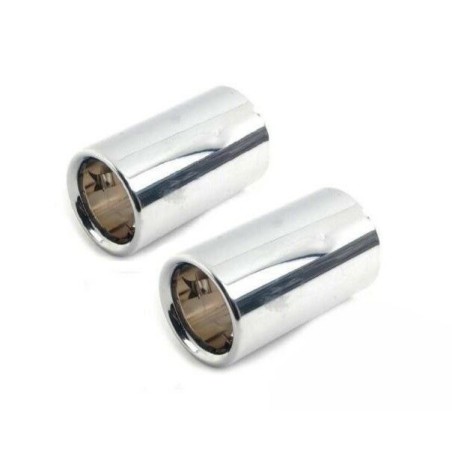 Échappement Série 1 2 3 4 Embout de tuyau d'échappement Chrome 2 pièces - Pièce d'origine BMW 2X18307610634 Échappement Série 1 2 3 4 Embout de tuyau d'échappement Chrome 2 pièces - Pièce d'origine BMW 2X18307610634