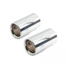 Échappement Série 1 2 3 4 Embout de tuyau d'échappement Chrome 2 pièces - Pièce d'origine BMW 2X18307610634 Échappement Série 1 2 3 4 Embout de tuyau d'échappement Chrome 2 pièces - Pièce d'origine BMW 2X18307610634