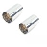 Échappement Série 1 2 3 4 Embout de tuyau d'échappement Chrome 2 pièces - Pièce d'origine BMW 2X18307610634 Échappement Série 1 2 3 4 Embout de tuyau d'échappement Chrome 2 pièces - Pièce d'origine BMW 2X18307610634