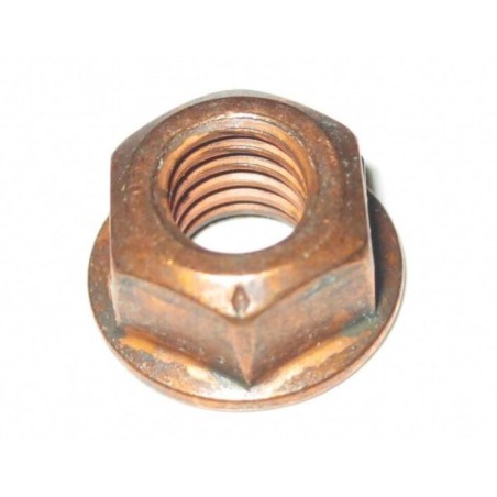 Écrou en cuivre avec bride hexagonale pour collecteur d'échappement m8x1.25 - Pièce d'origine BMW 18307620549